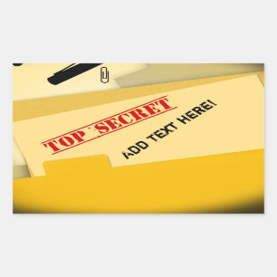 Top Secret Stickers