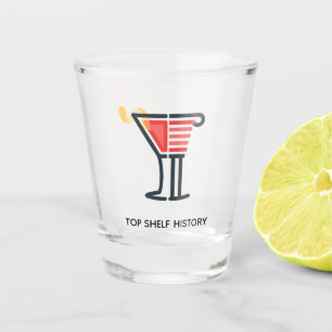 Top Shelf History Shot Glass
