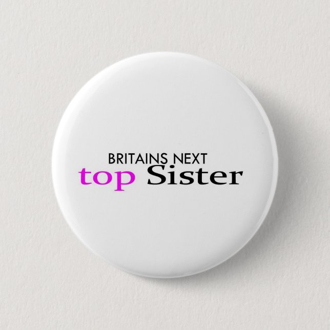 top sister 2 inch round button (Front)