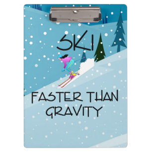 TOP Ski Faster Clipboard