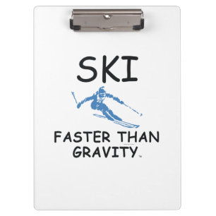 TOP Ski Faster Clipboard