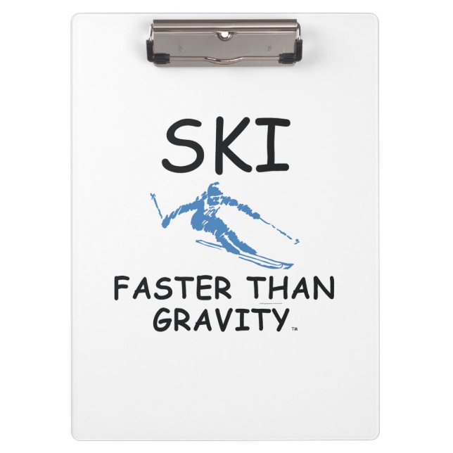 TOP Ski Faster Clipboard (Front)