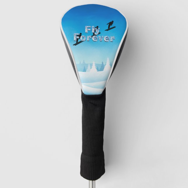 TOP Ski Fly Forever Golf Head Cover (Front)