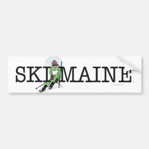 TOP Ski Maine Bumper Sticker