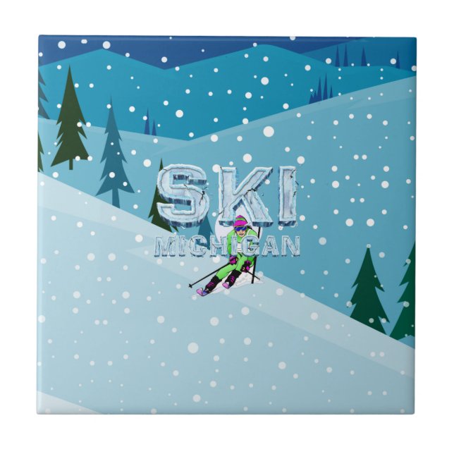 TOP Ski Michigan Tile (Front)