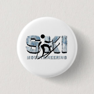 TOP Ski Mountaineering T-Shirts 1 Inch Round Button