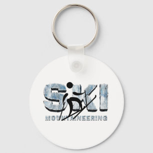 TOP Ski Mountaineering T-Shirts Keychain