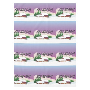 TOP Ski Nordic Tablecloth