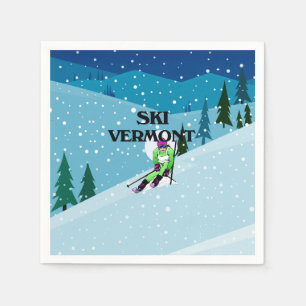TOP Ski Vermont Napkin