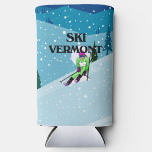 TOP Ski Vermont Seltzer Can Cooler