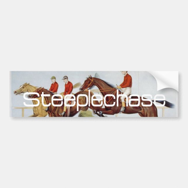 TOP Steeplechase Bumper Sticker (Front)