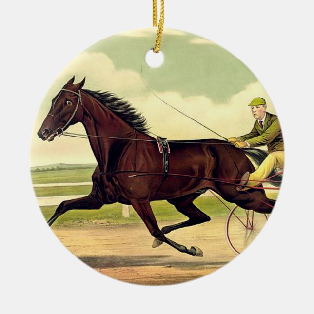 TOP Sulky Champ Ceramic Ornament (Front)