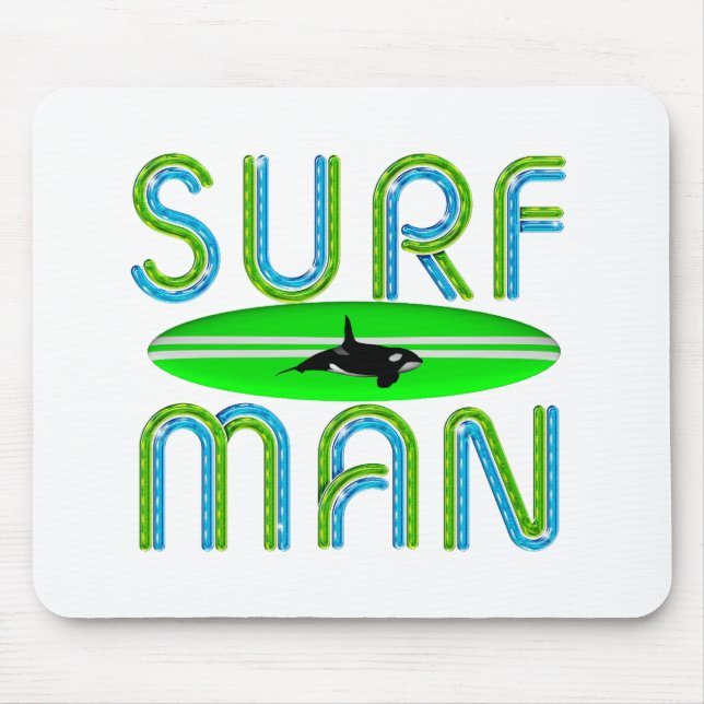 TOP Surf Man Mouse Pad (Front)