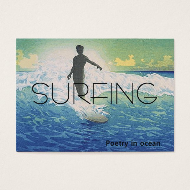 TOP Surfing Poetry in Ocean (Front)