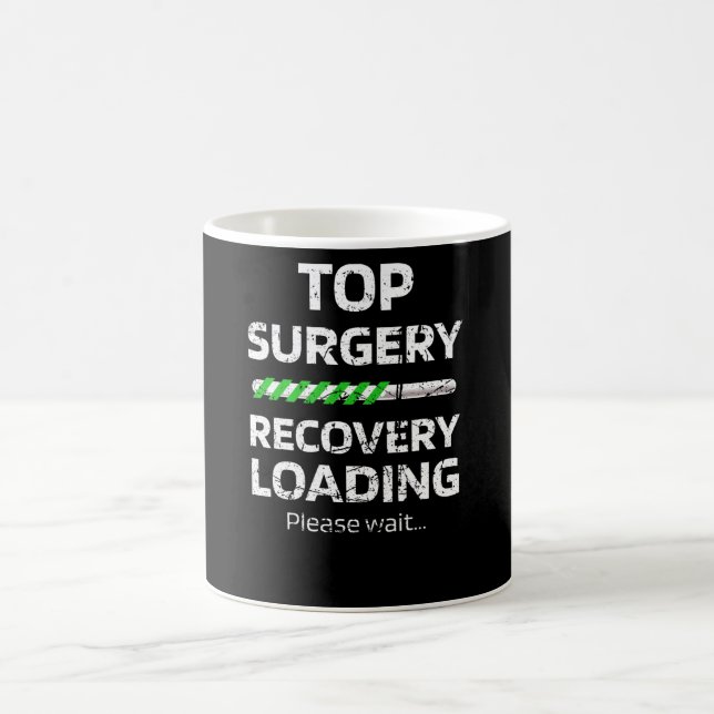 Top Surgery Transgender Breast Removal Gifts Coffee Mug (Center)