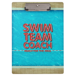 TOP Swim Coach Clipboard
