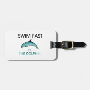 TOP Swim Dolphin Fast Luggage Tag