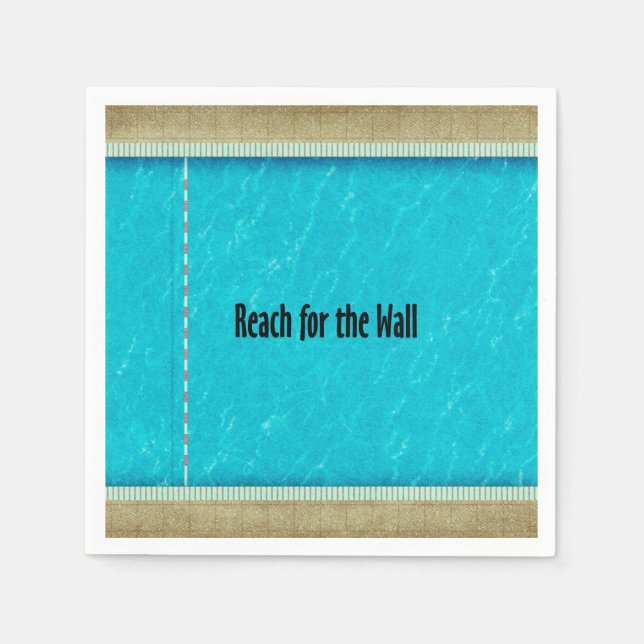 TOP Swim Team Slogan Napkin (Front)