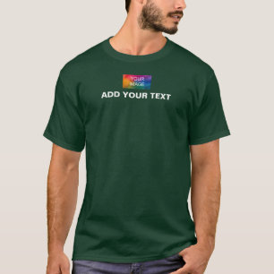 Top T-Shirts pour hommes ajouter votre logo Texte
