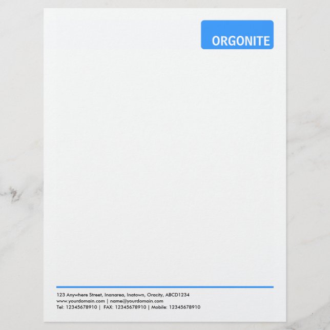 Top Tag v3 - Blue 3399FF Letterhead (Front)