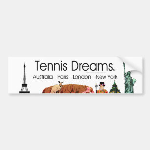 TOP Tennis Dreams Bumper Sticker