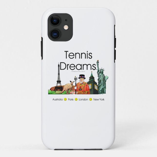 TOP Tennis Dreams Case-Mate iPhone Case (Back)