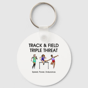 TOP Track Triple Threat Keychain