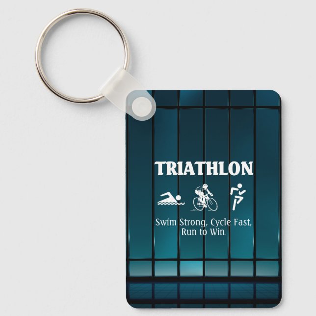 TOP Triathlon Keychain (Front)
