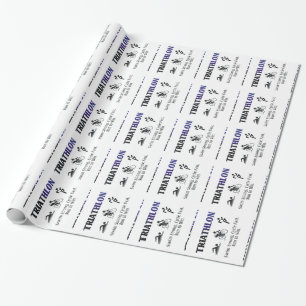 TOP Triathlon Wrapping Paper