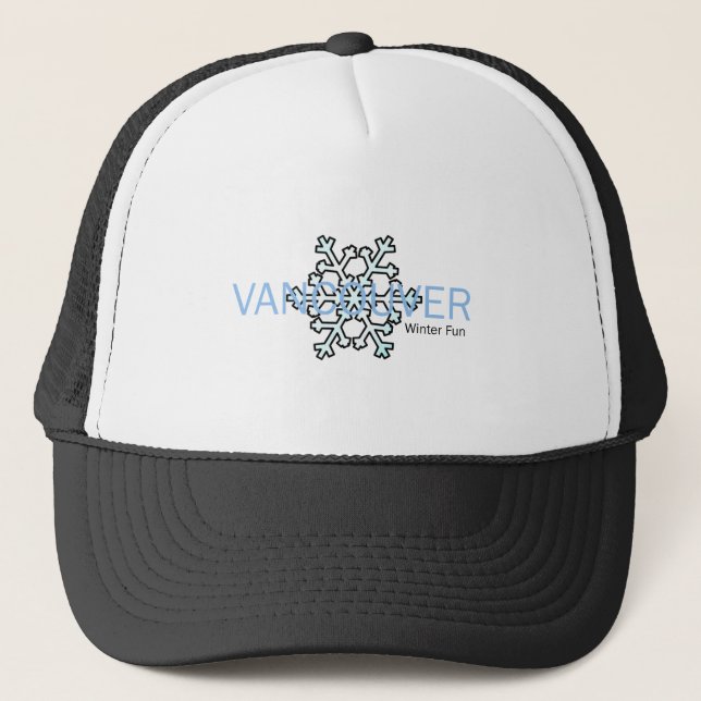 TOP Vancouver Winter Fun Trucker Hat (Front)