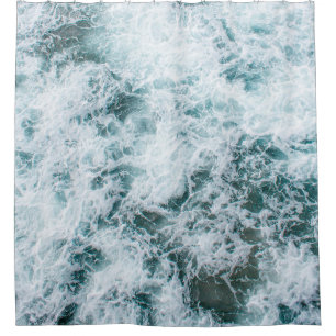 Top view of ocean waves
