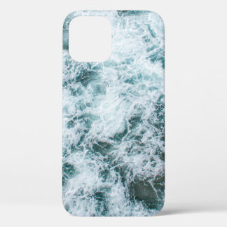 Top view of ocean waves iPhone 12 case