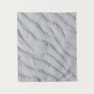 Top view of sand dunes tapestry