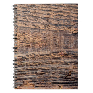 Top view texture of old wood. abstract,aged,antiqu notebook