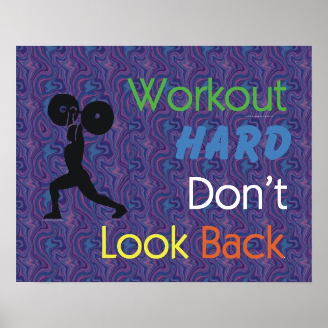 TOP Workout Hard Poster (Front)