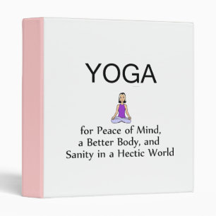 TOP Yoga Slogan Binder