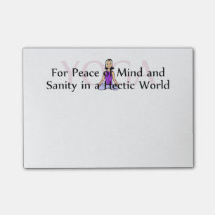 TOP Yoga Slogan Post-it Notes