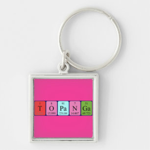 Topanga periodic table name keyring
