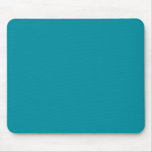 Topaz Blue Personalized Aqua Teal Colour Backgroun Mouse Pad
