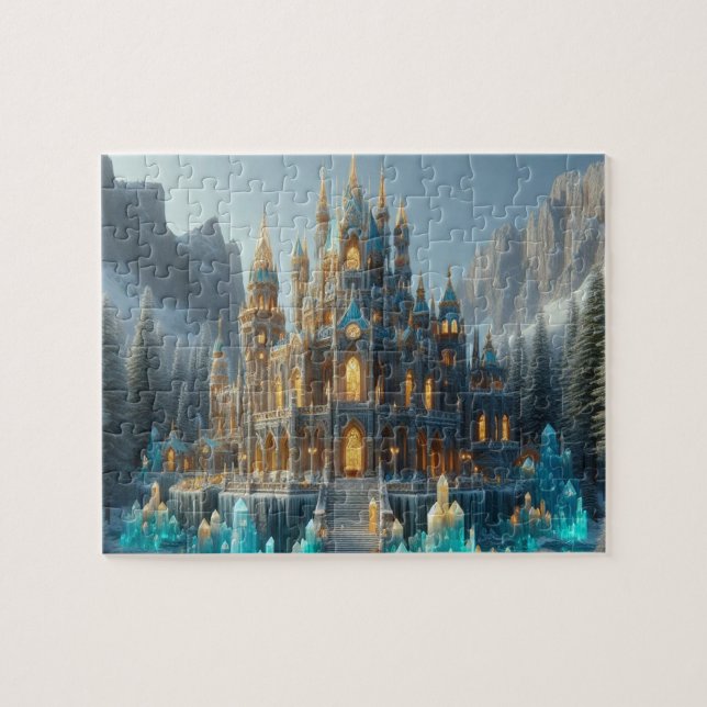 Topaz et Citrine Ice Castle Puzzle (Horizontal)