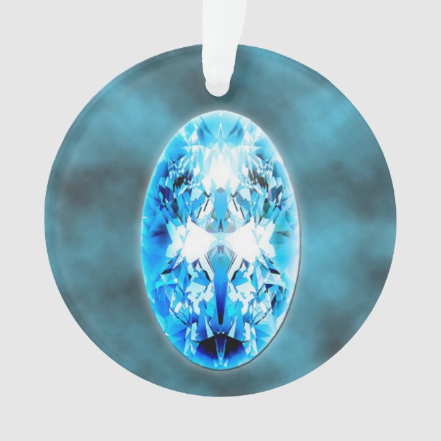 Topaz Gemstone Ornament (Front)