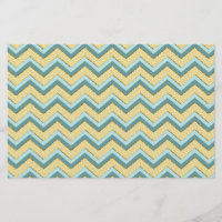 Topaz Glitter Chevron Pattern