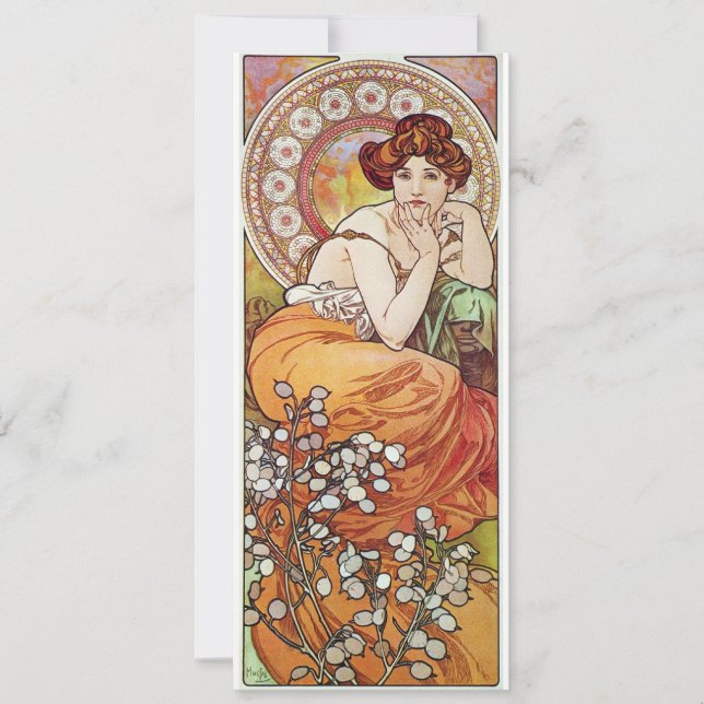 Topaz Goddess Invitation (Front)
