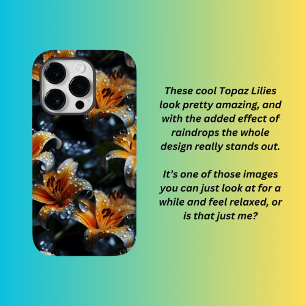 Topaz Lillies Case-Mate iPhone 14 Pro Case
