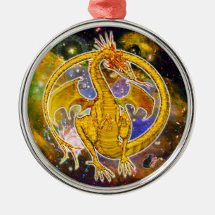 Topaz - Ornement de dragon cosmique