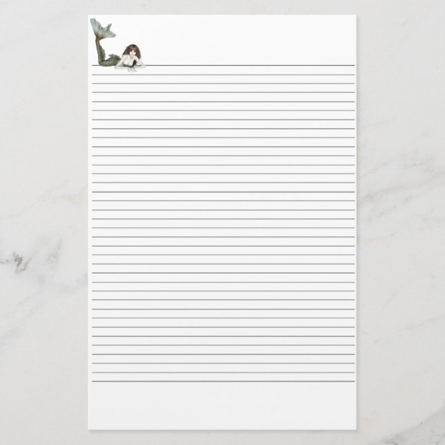 Topazia Lined Stationery (Front)