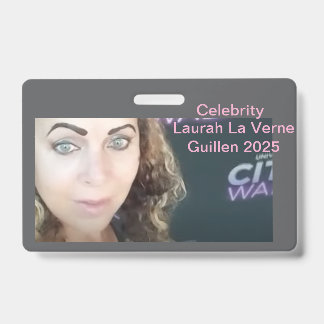#TOPCELEBRITY #LAURAHLAVERNEGUILLEN 2025 BADGE