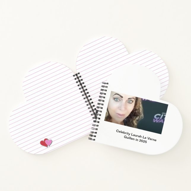 #TOPCELEBRITY #LAURAHLAVERNEGUILLEN  2025 NOTEBOOK (Inside)