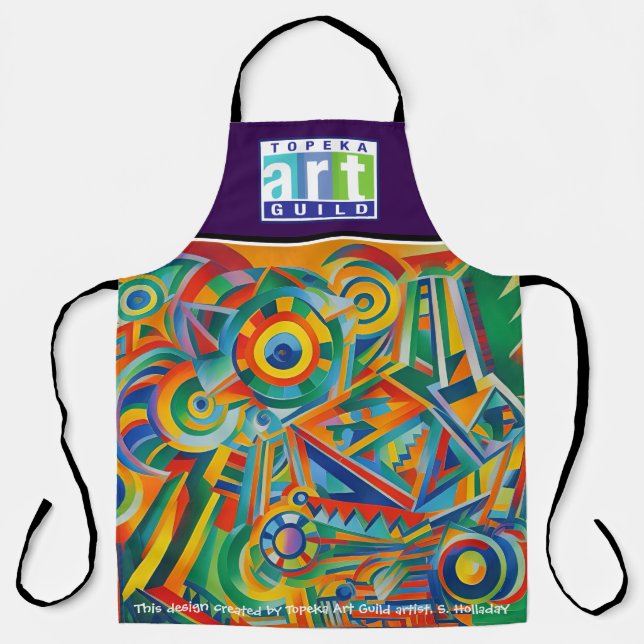 Topeka Art Guild Abstract Apron (Front)