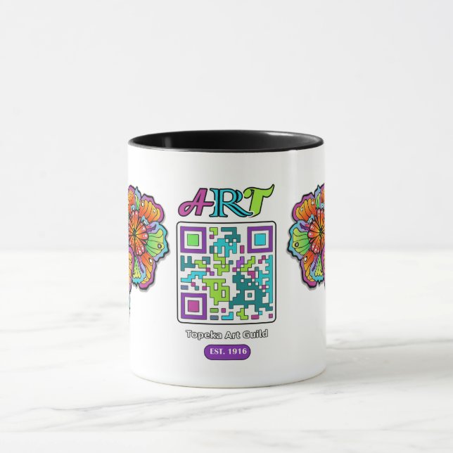 Topeka Art Guild QR Code Mug (Center)